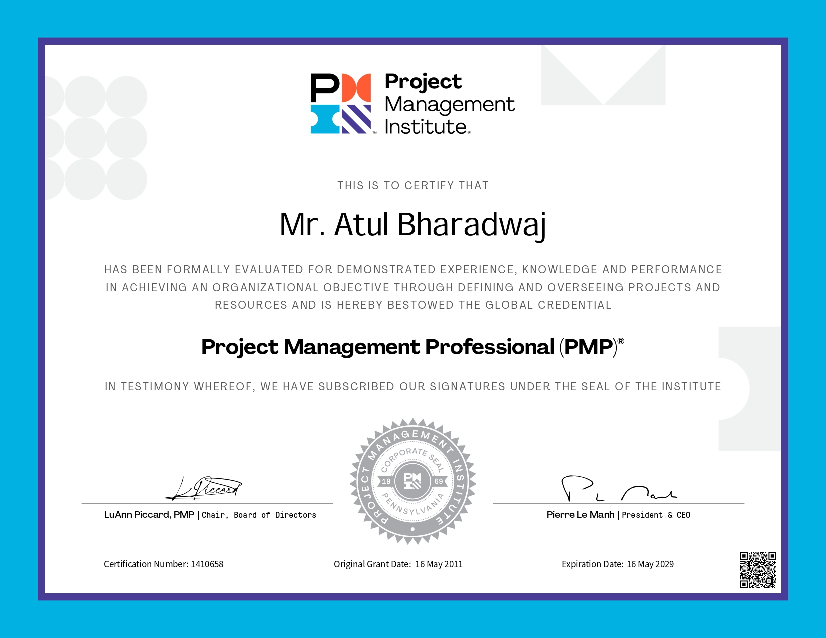 PMP Certification